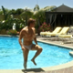 Image for article titled Sheer Shirts, Sparkly Speedos: Behind The Candelabra's Best Fashion